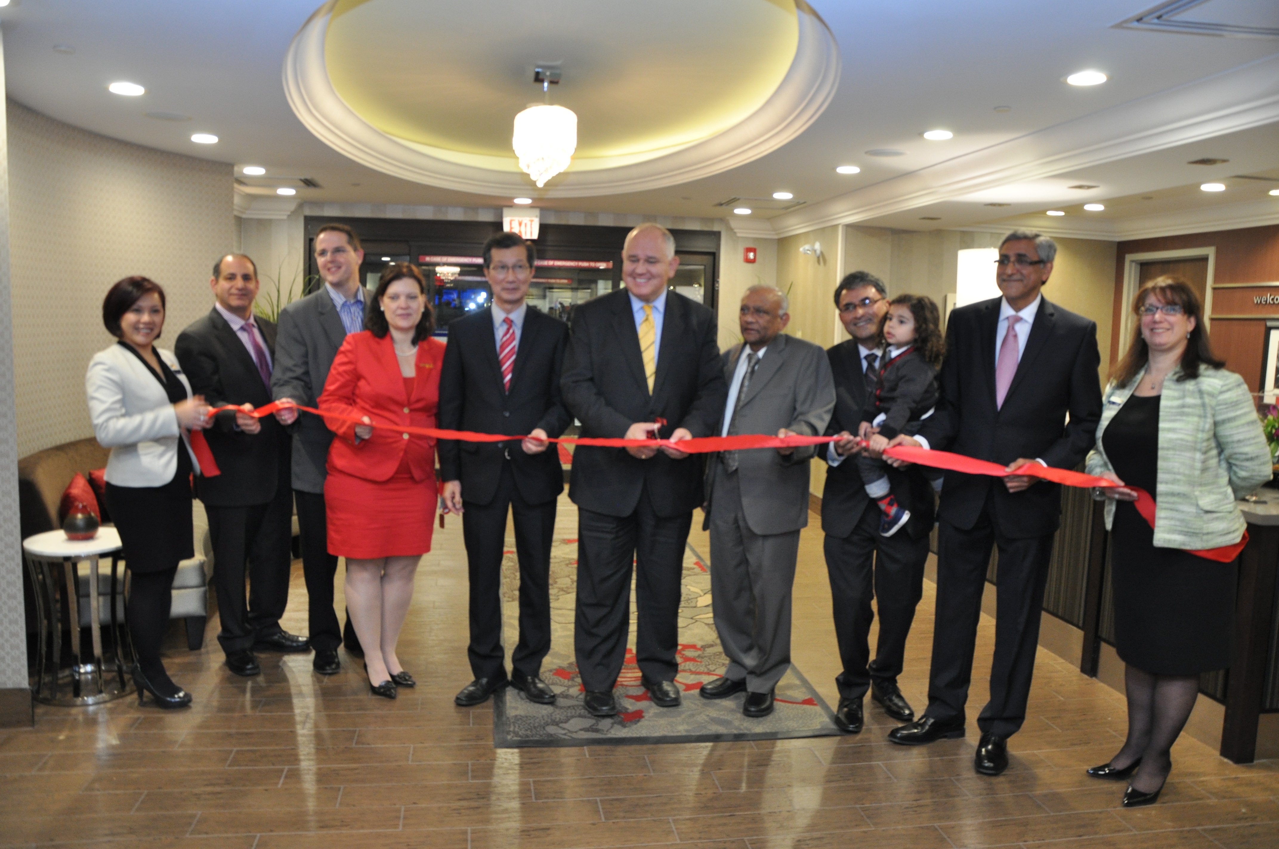 Jm Hospitality Inc Official Opening Of The Hampton Inn Suites